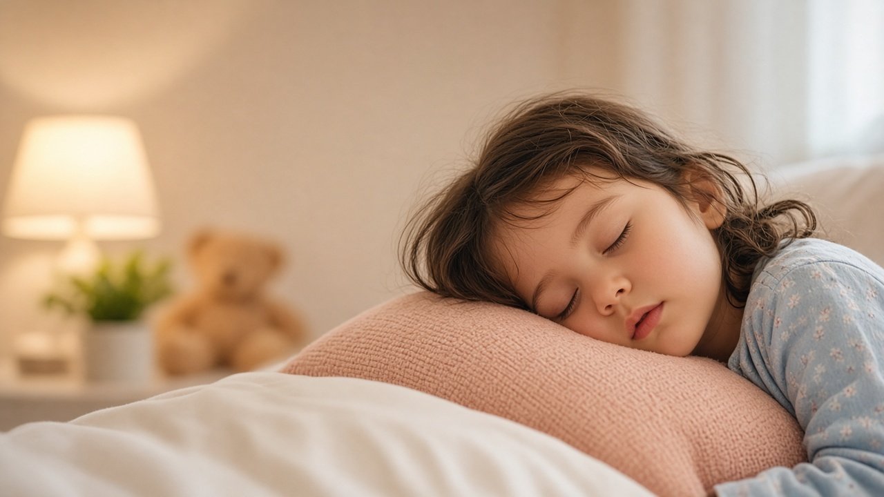 Child sleeping with an open mouth as a possible mouth-breathing sign
